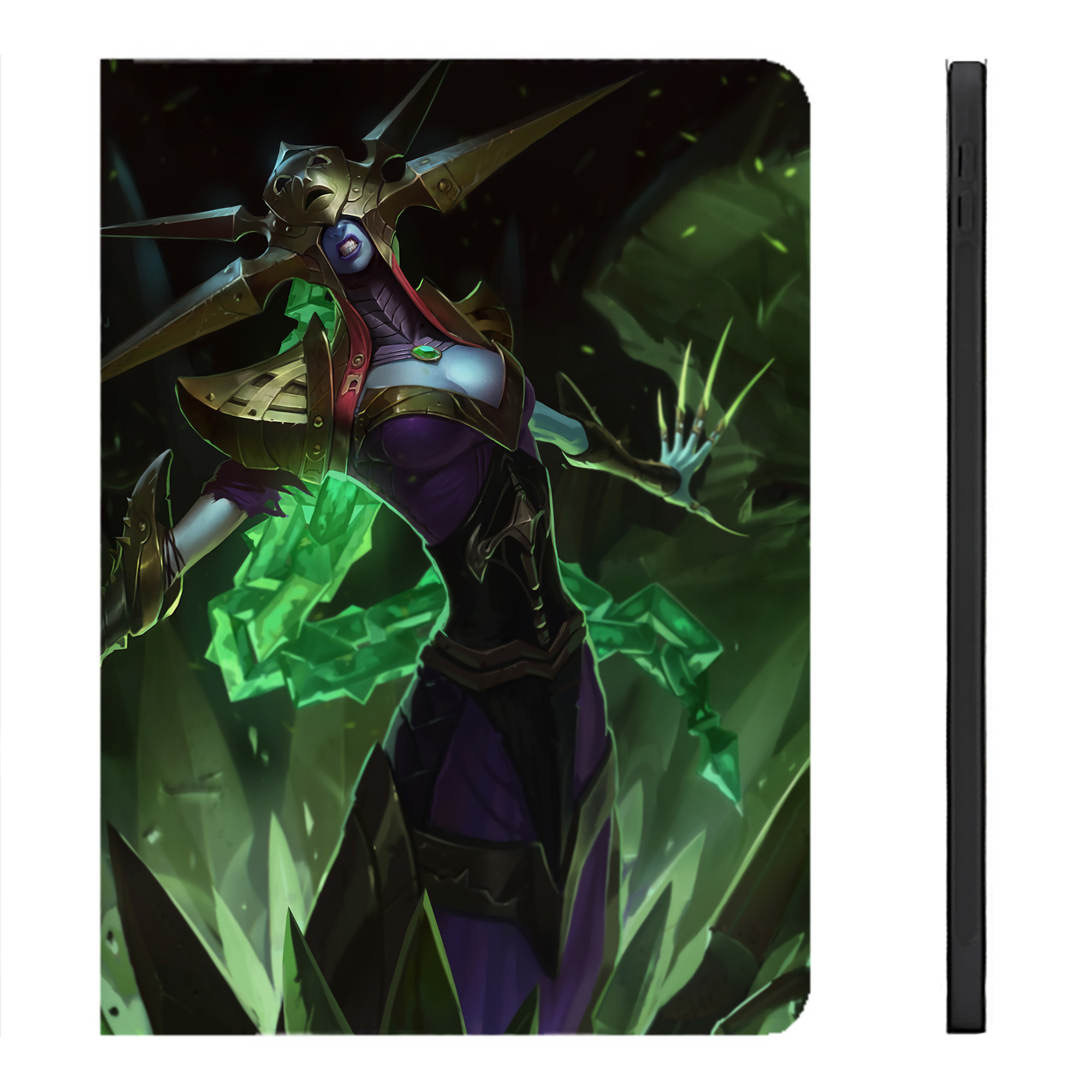 リーグ・オブ・レジェンド League of Legends LOL IPadケース ペンホルダー付き ブックスタイルデザイン